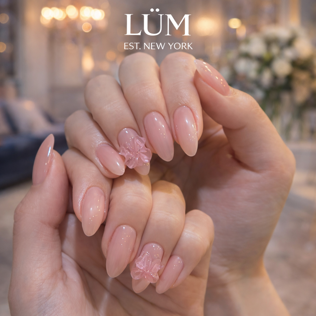 Light Pinky Beige - Almond Long Textured Knot