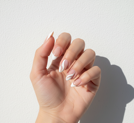 White Wave & French - Almond Long